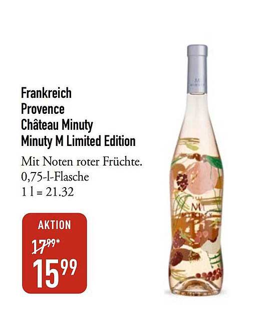 Frankreich Provence Château Minuty Minuty M Limited Edition