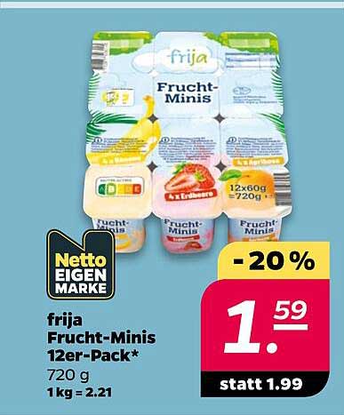 frija Frucht-Minis 12er-Pack*