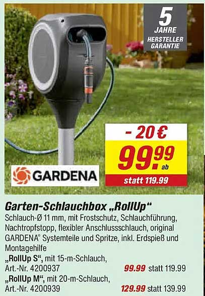 Garten-Schlauchbox „RollUp“