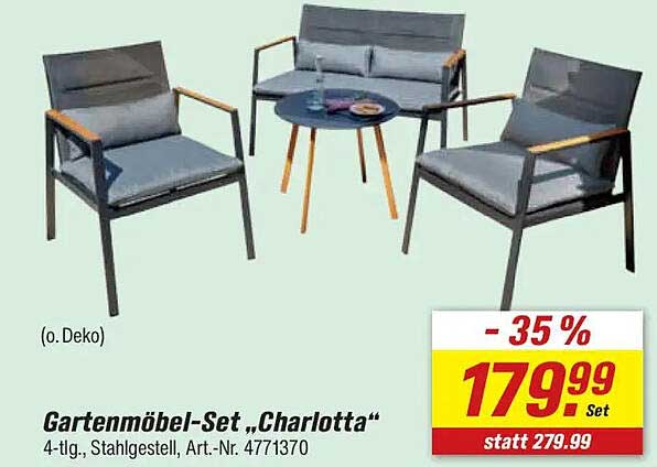 Gartenmöbel-Set „Charlotta“