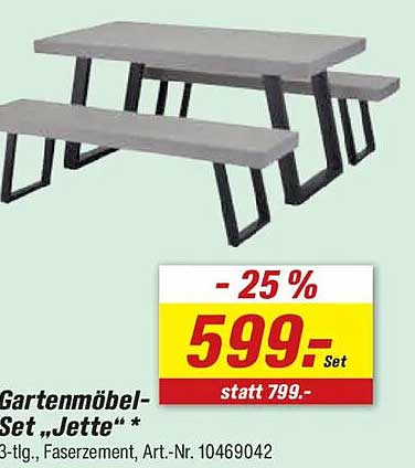 Gartenmöbel-Set „Jette“