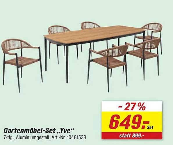 Gartenmöbel-Set „Yre“