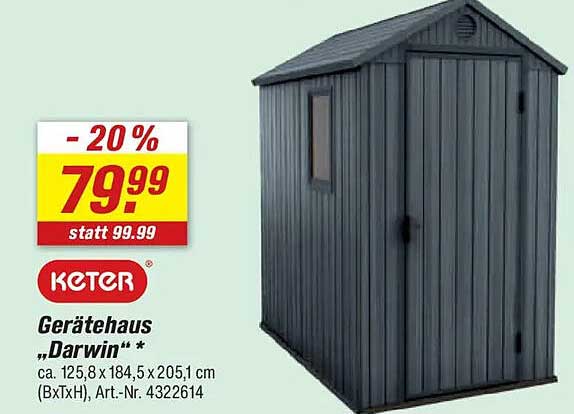 Gerätehaus „Darwin“*