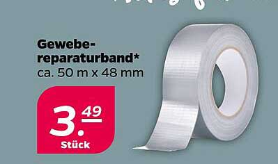 Gewebe-reparaturband* ca. 50 m x 48 mm