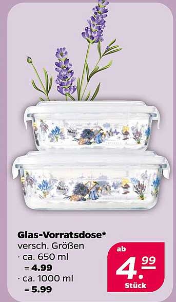 Glas-Vorratsdose*