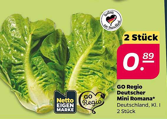 GO Regio Deutscher Mini Romana* Deutschland, Kl. I 2 Stück