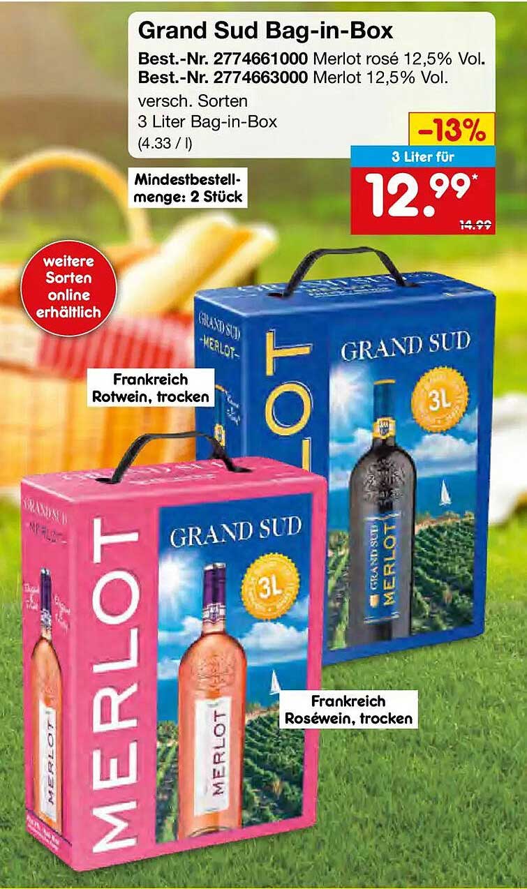 Grand Sud Bag-in-Box