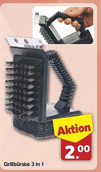 Grillbürste 3 in 1