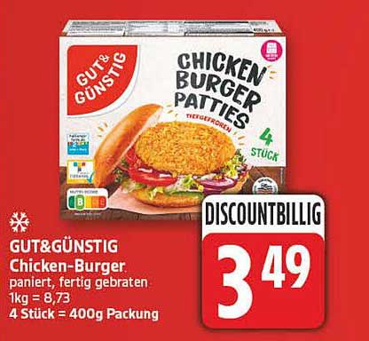 GUT&GÜNSTIG Chicken-Burger