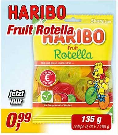 HARIBO Fruit Rotella