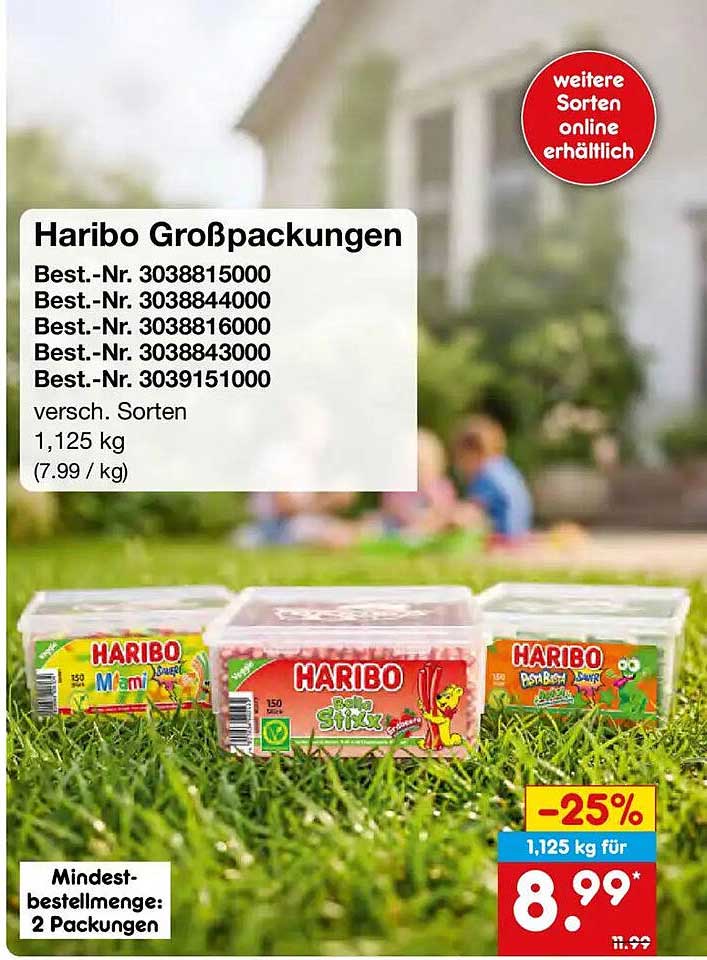 Haribo Großpackungen