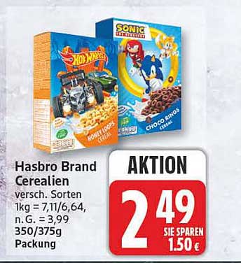 Hasbro Brand Cerealien