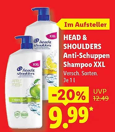 HEAD & SHOULDERS Anti-Schuppen Shampoo XXL
