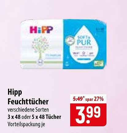 Hipp Feuchttücher