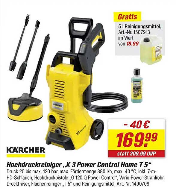 Hochdruckreiniger „K 3 Power Control Home T 5“