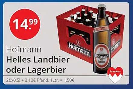 Hofmann Helles Landbier oder Lagerbier