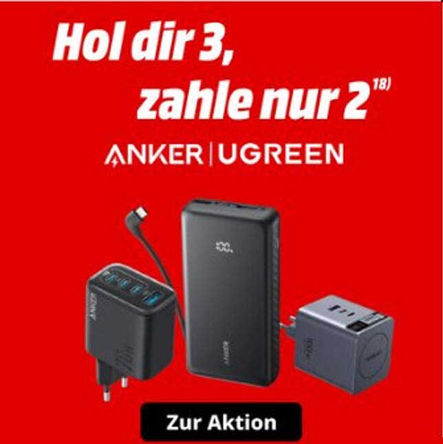 Hol dir 3, zahle nur 2¹⁸) ANKER | UGREEN