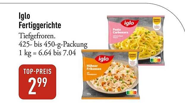 Iglo Fertiggerichte