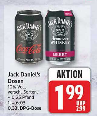 Jack Daniel’s Dosen