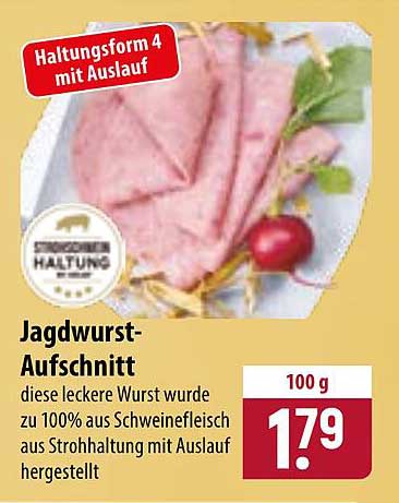 Jagdwurst-Aufschnitt