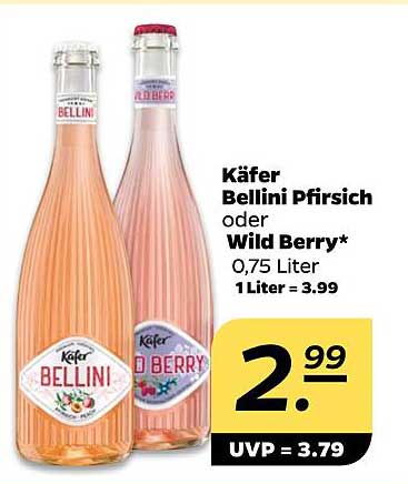 Käfer Bellini Pfirsich oder Wild Berry*