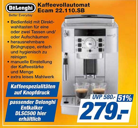 Kaffeevollautomat Ecam 22.110.SB