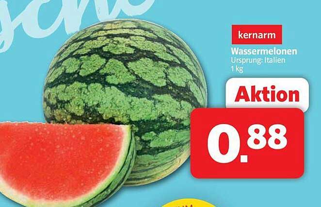 kernarm Wassermelonen Herkunft: Italien 1kg