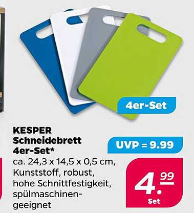 KESPER Schneidebrett 4er-Set*