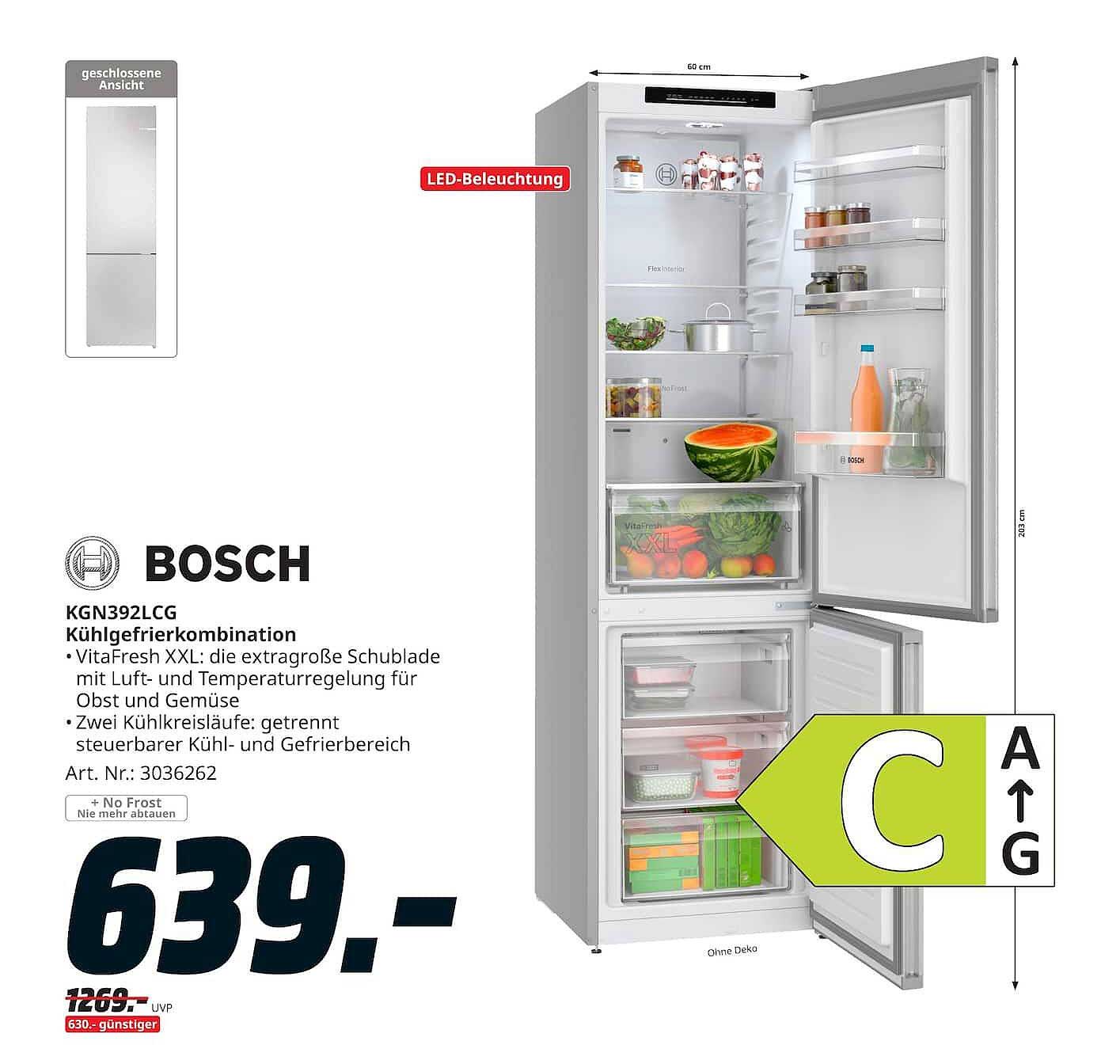 KGN392LCG Kühlgefrierkombination