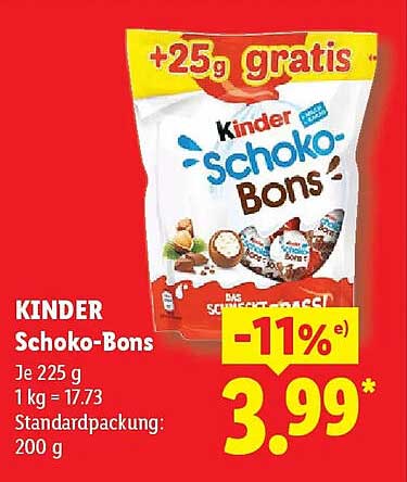 KINDER Schoko-Bons