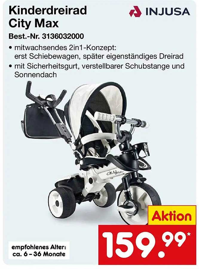Kinderdreirad City Max
