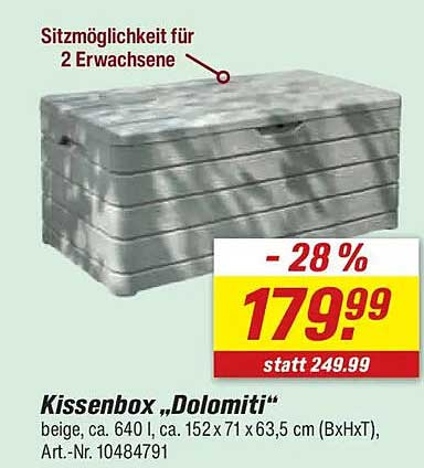 Kissenbox „Dolomiti“