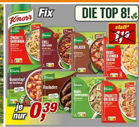 Knorr Fix Die Top 8!
