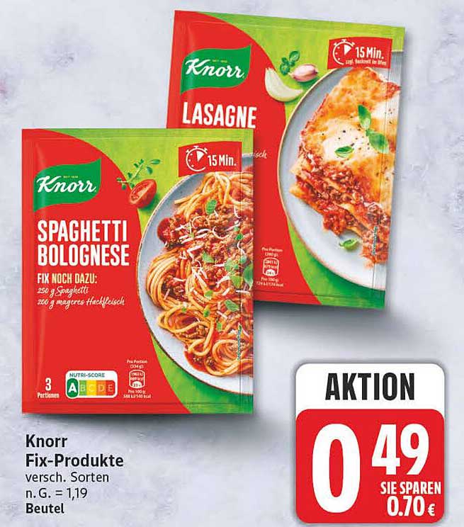 Knorr Fix-Produkte versch. Sorten
