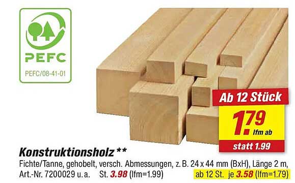 Konstruktionsholz**