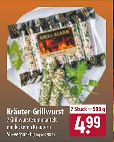 Kräuter-Grillwurst