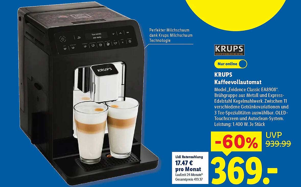 KRUPS Kaffeevollautomat