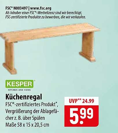 Küchenregal