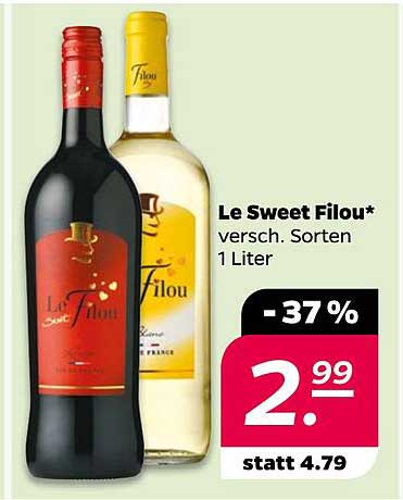 Le Sweet Filou* versch. Sorten 1 Liter