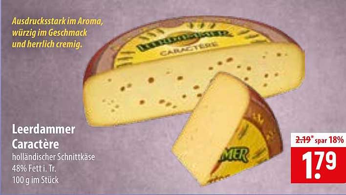 Leerdammer Caractere