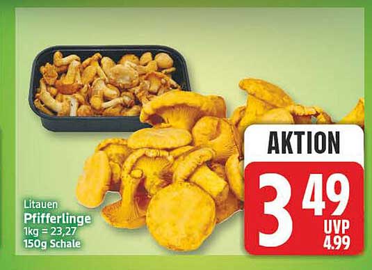 Litauen Pfifferlinge 1kg = 23,27 150g Schale