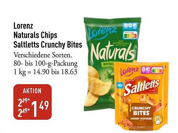 Lorenz Naturals Chips Saltlets Crunchy Bites