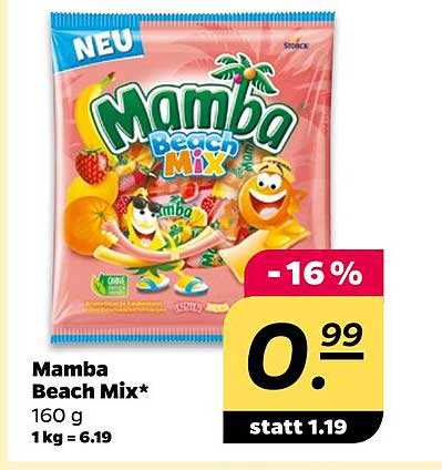 Mamba Beach Mix* 160 g