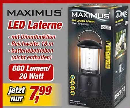 MAXIMUS LED Laterne