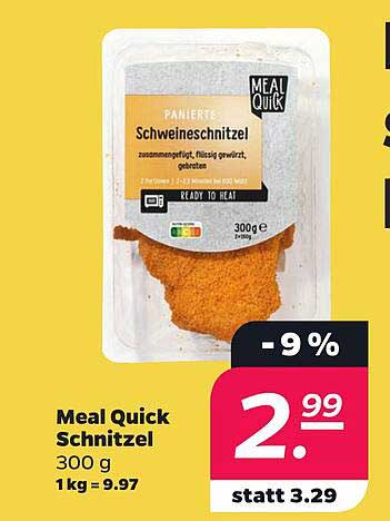 Meal Quick Schnitzel 300 g