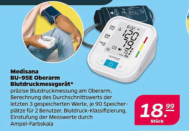 Medisana BU-95E Oberarm Blutdruckmessgerät*