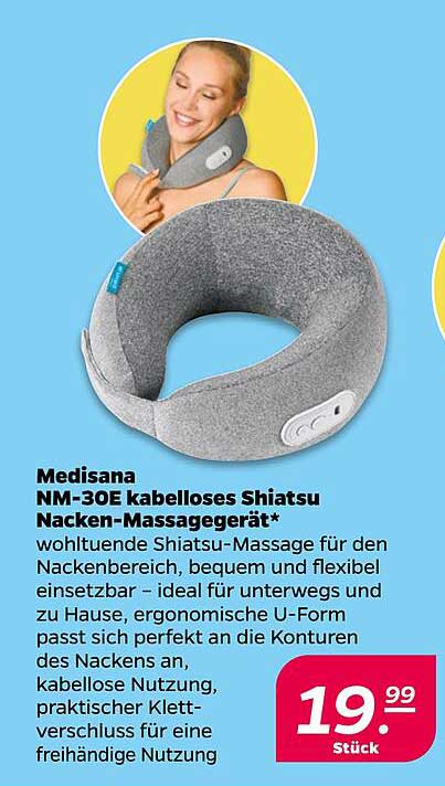 Medisana NM-30E kabelloses Shiatsu Nacken-Massagegerät