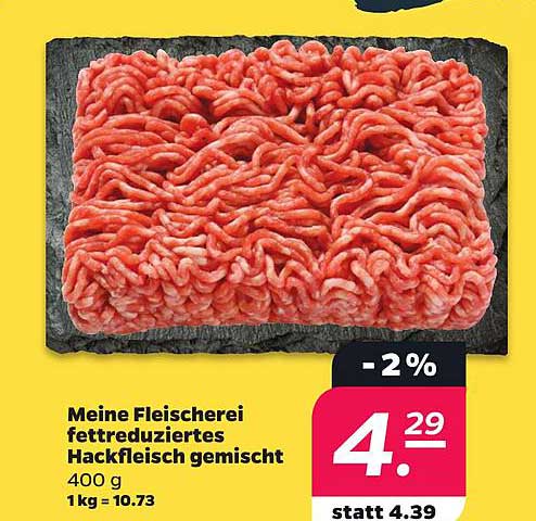 Meine Fleischerei fettreduziertes Hackfleisch gemischt 400 g