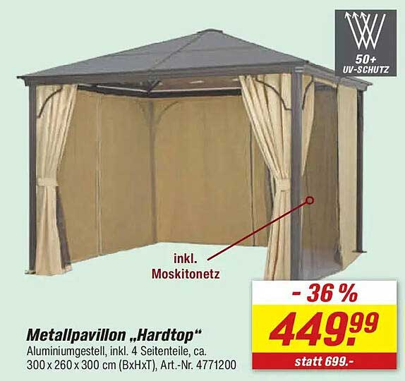 Metallpavillon „Hardton“
