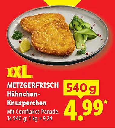 METZGERFRISCH Hähnchen-Knusperchen